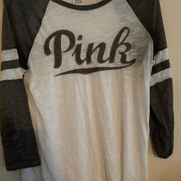 PINK Victoria's Secret Tops - PINK Victoria’s Secret baseball style tee